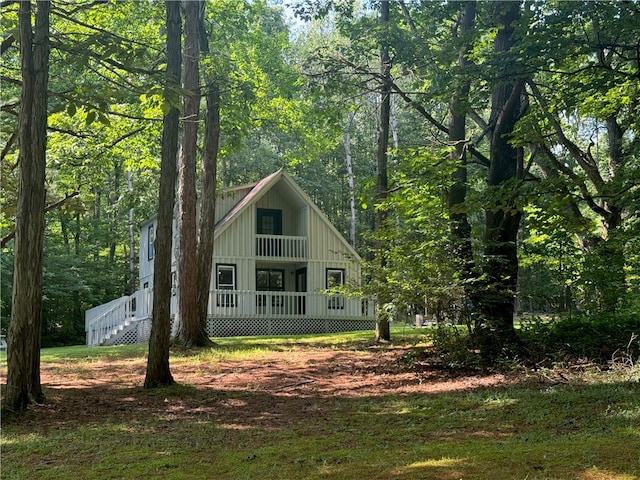 view of rear view of house