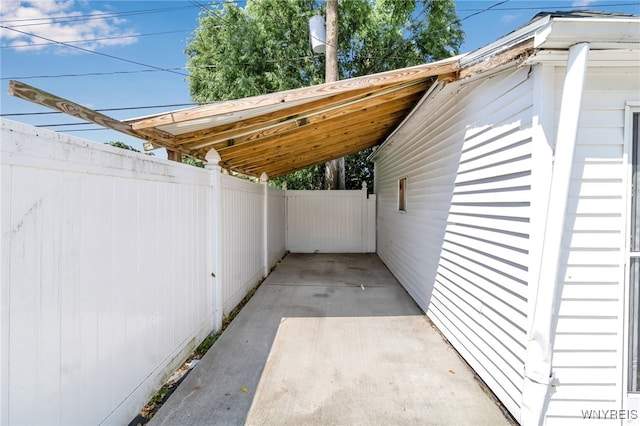 view of patio