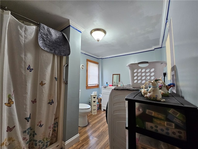 bedroom with hardwood / wood-style floors