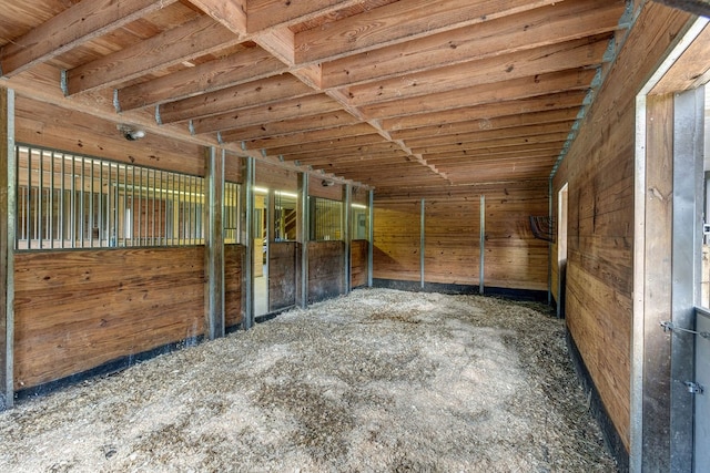 view of stable