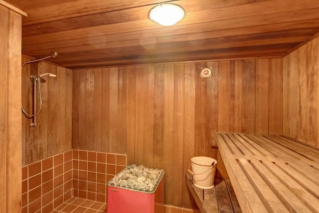 200 Onistagrawa Ln, Fulton, NY 12122 - sauna / steam room featuring wooden ceiling and wood walls