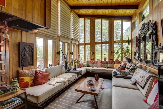 200 Onistagrawa Ln, Fulton, NY 12122 - sunroom featuring beam ceiling