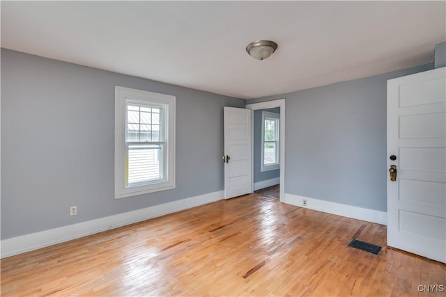 entryway with light wood-type flooring