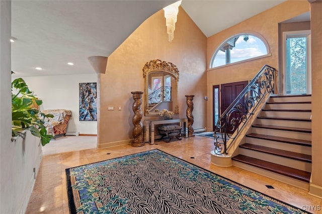 view of tiled entryway