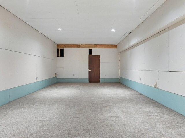 1724 Calhoun Hill Rd, Andes, NY 13731 - spare room featuring carpet flooring and recessed lighting