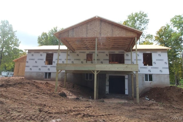 view of rear view of property