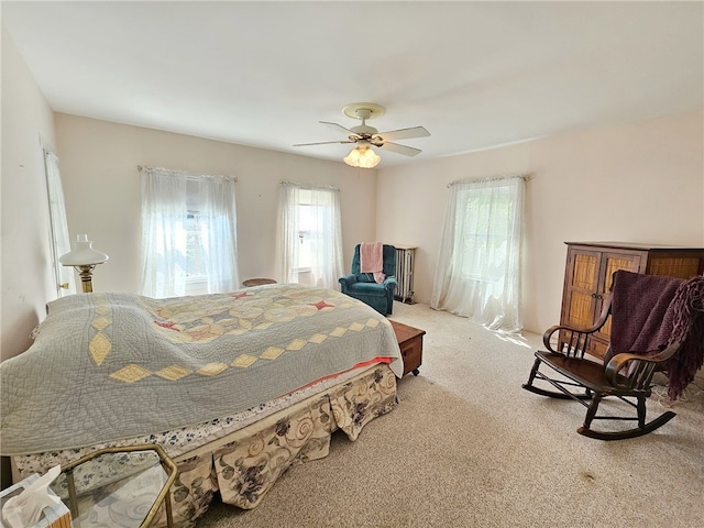 18 Wheeler St, Deposit, NY 13754 - carpeted bedroom with ceiling fan