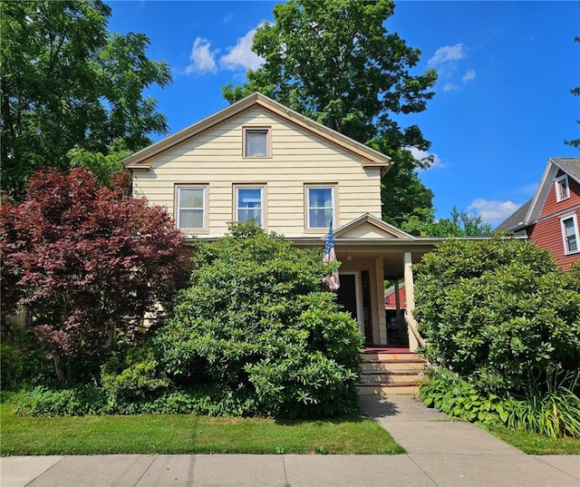 18 Wheeler St, Deposit, NY 13754 - view of front of home with a porch