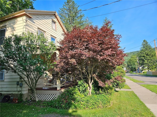 18 Wheeler St, Deposit, NY 13754 - view of side of property with a lawn