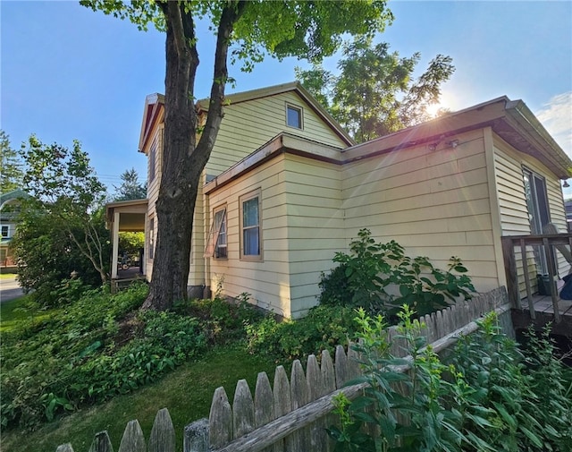 18 Wheeler St, Deposit, NY 13754 - view of side of property featuring fence