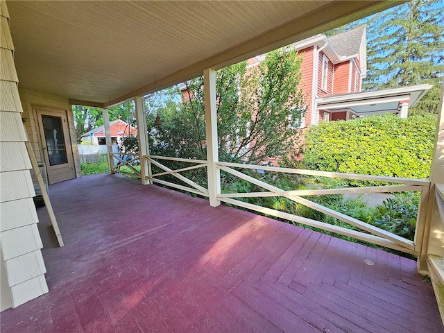 18 Wheeler St, Deposit, NY 13754 - view of wooden deck