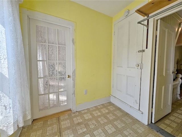 18 Wheeler St, Deposit, NY 13754 - entryway with baseboards and tile patterned floors