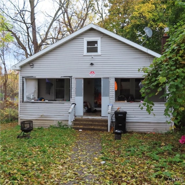 view of rear view of house