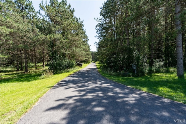 view of road