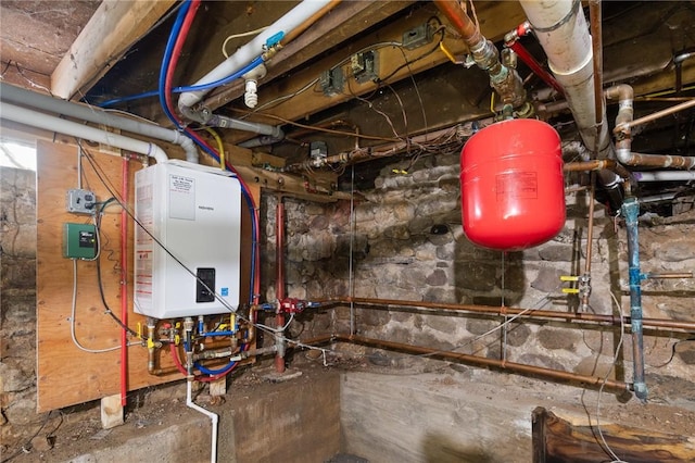 utilities with tankless water heater