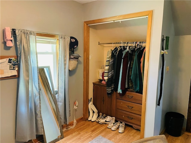 view of closet