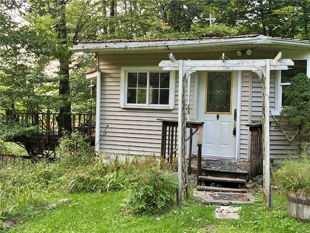 1356 Terry Clove Rd, Hamden, NY 13752 - view of outbuilding with fence