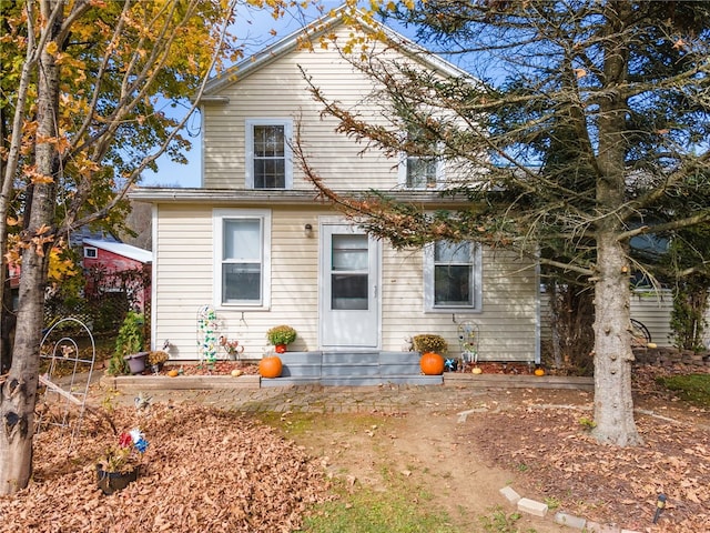 view of front of home