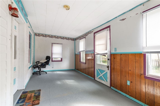 1793 County Highway 9, Davenport, NY 12197 - interior space featuring a wainscoted wall and wood walls