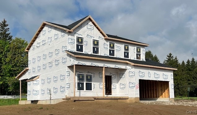 view of property in mid-construction