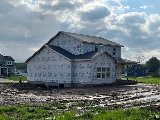 view of back of property