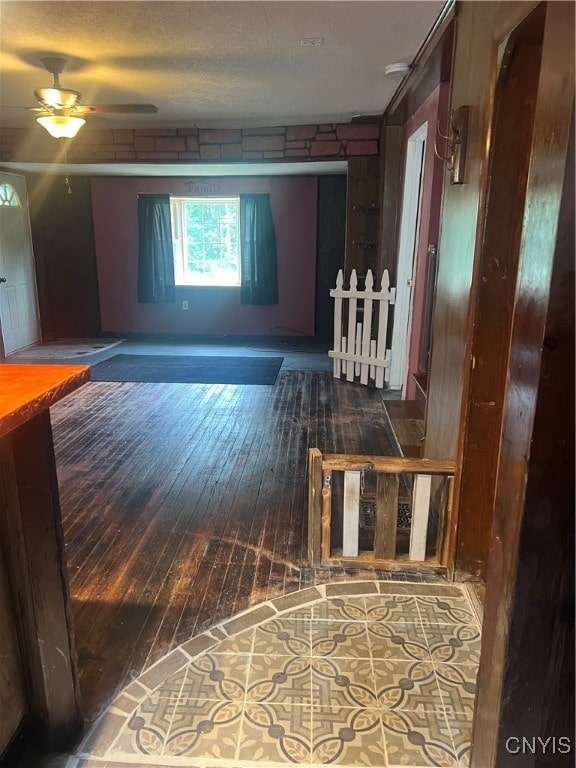 hallway featuring hardwood / wood-style floors