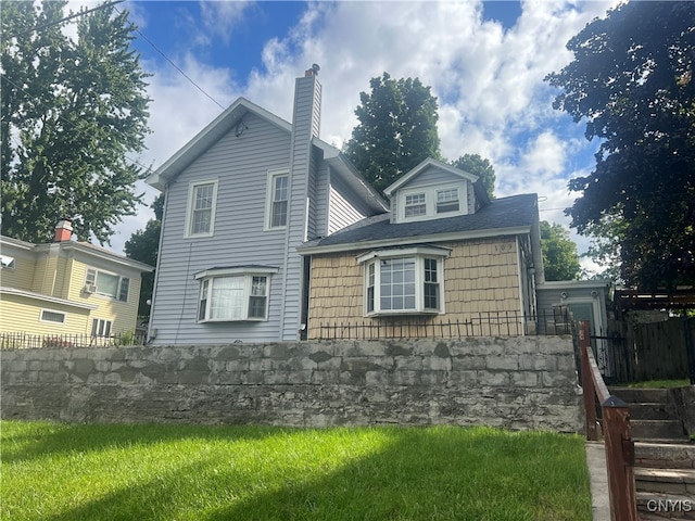 view of back of property