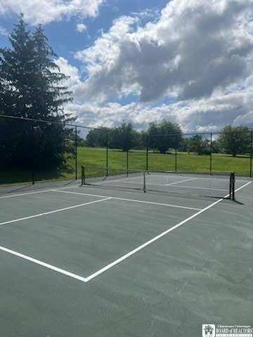 view of tennis court