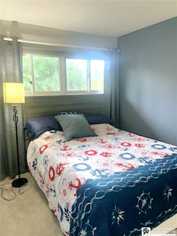 28 Mohawk Dr, Chautauqua, NY 14728 - bedroom featuring multiple windows and light colored carpet