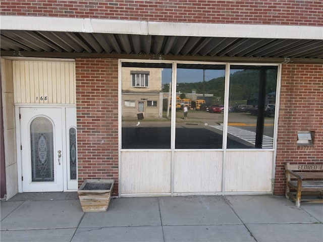 view of entrance to property