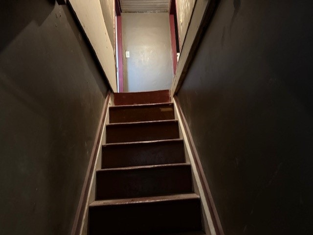 view of staircase