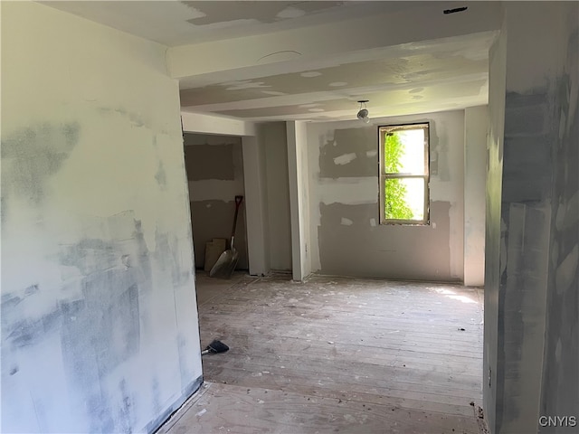 miscellaneous room featuring light wood-type flooring