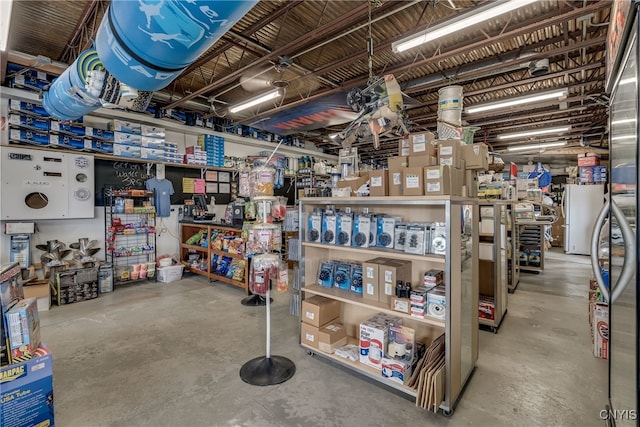 view of storage room