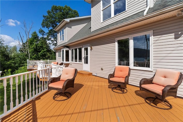 15043 State Route 54th Rd, Wayne, NY 14837 - view of wooden terrace