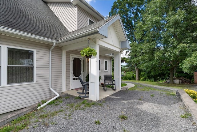 15043 State Route 54th Rd, Wayne, NY 14837 - doorway to property featuring a shingled roof