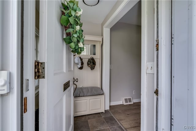 bathroom featuring hardwood / wood-style floors