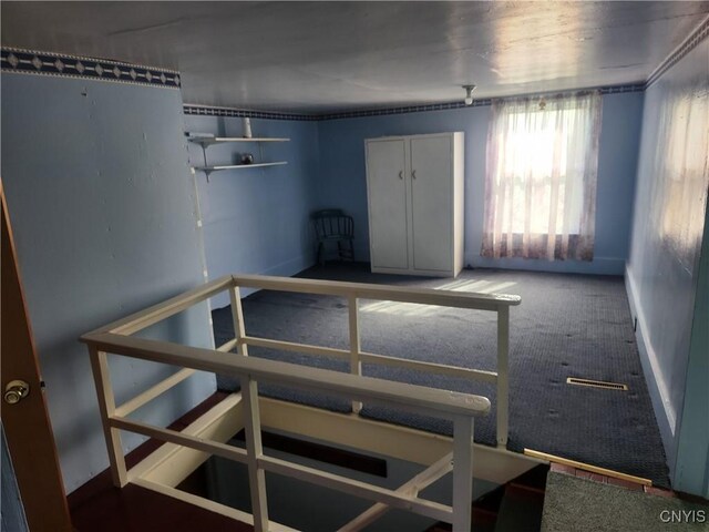 interior space with carpet flooring