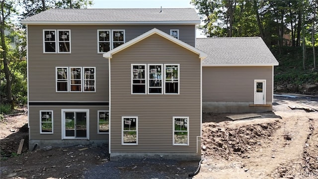 view of rear view of property