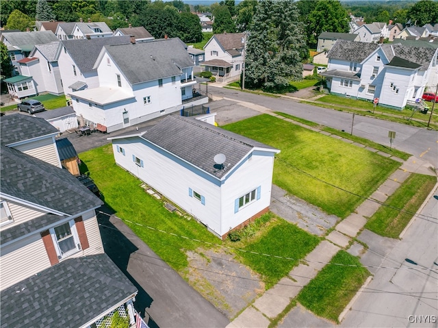 bird's eye view featuring a residential view