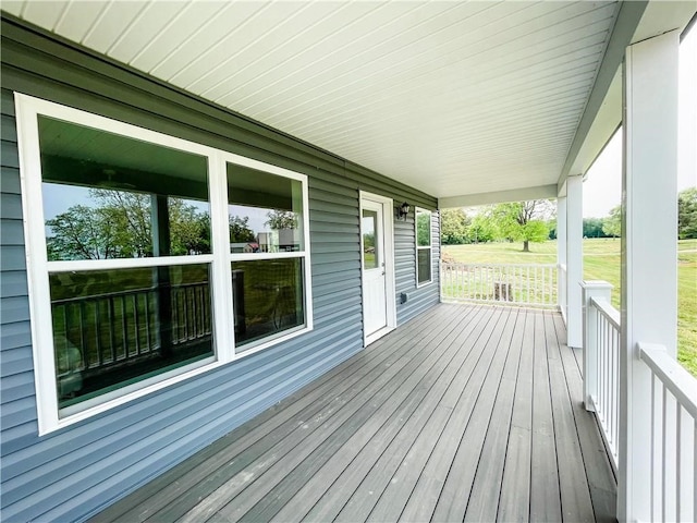 view of deck