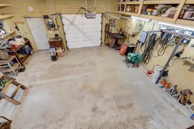 1090 Park Hill Rd, Colchester, NY 13755 - garage featuring a garage door opener