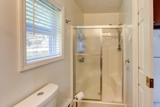 1090 Park Hill Rd, Colchester, NY 13755 - full bathroom featuring a shower stall and toilet