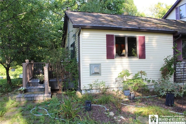 222 Seymour St, Pomfret, NY 14063 - view of property exterior featuring a shingled roof