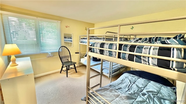 bedroom featuring carpet floors