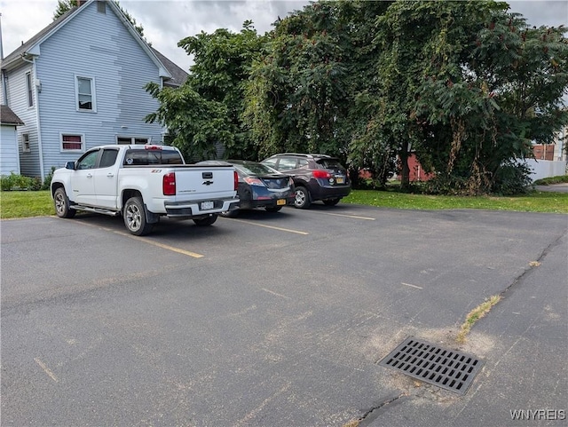 view of uncovered parking lot