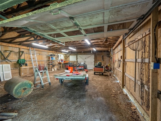 interior space with concrete flooring