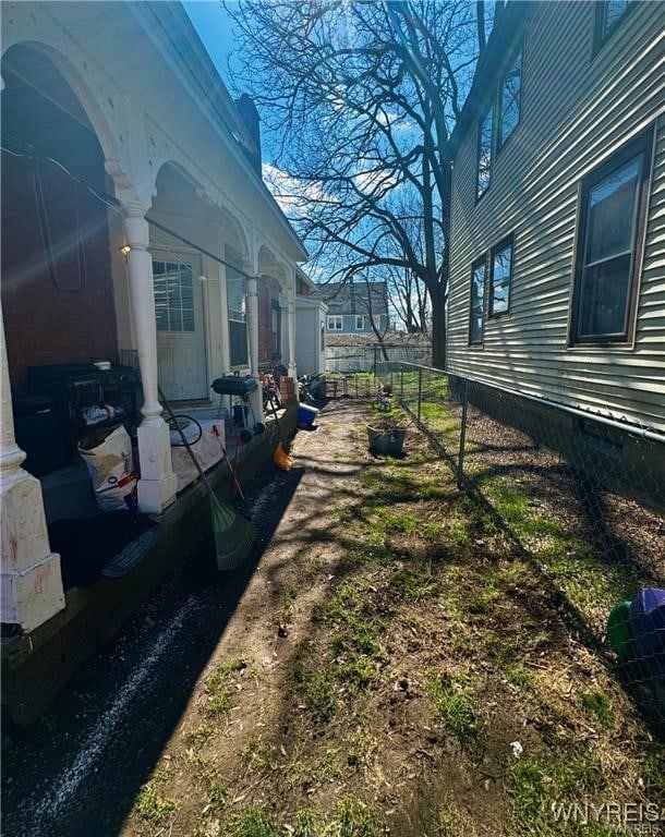 view of yard with a patio