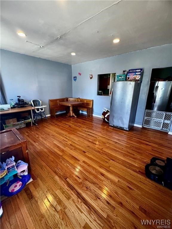 interior space featuring hardwood / wood-style floors