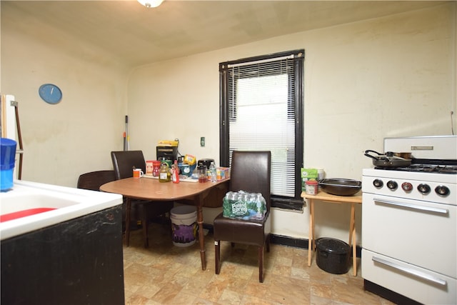 view of dining room