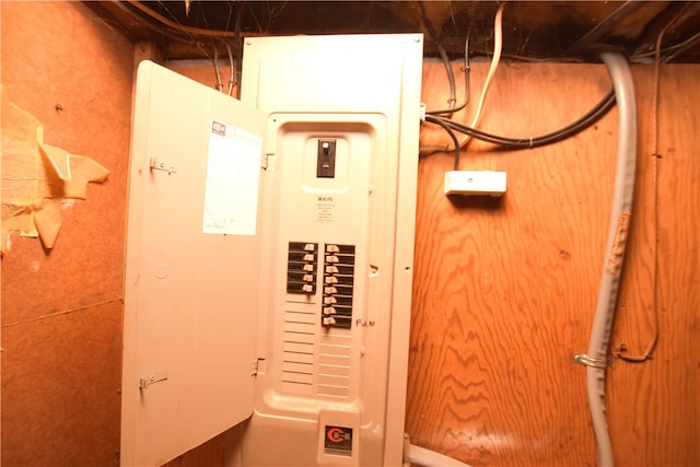 utility room featuring electric panel